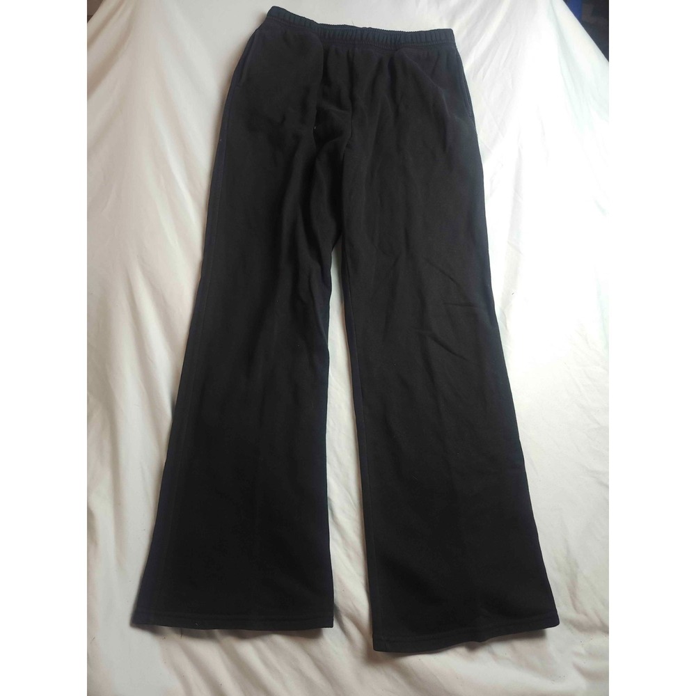 Everlast‎ Sport Sweatpants Womens Medium Black Fleece Athleisure Loungewear Gym